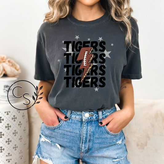 Glam Football Tigers Tee