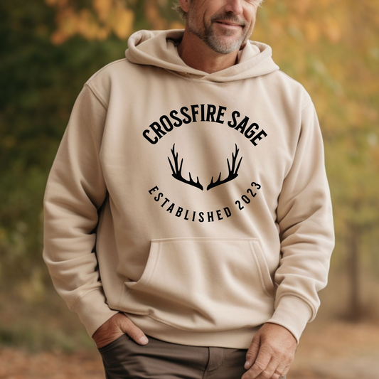 Crossfire Sage Antler Logo Sweatshirt (3 color options)