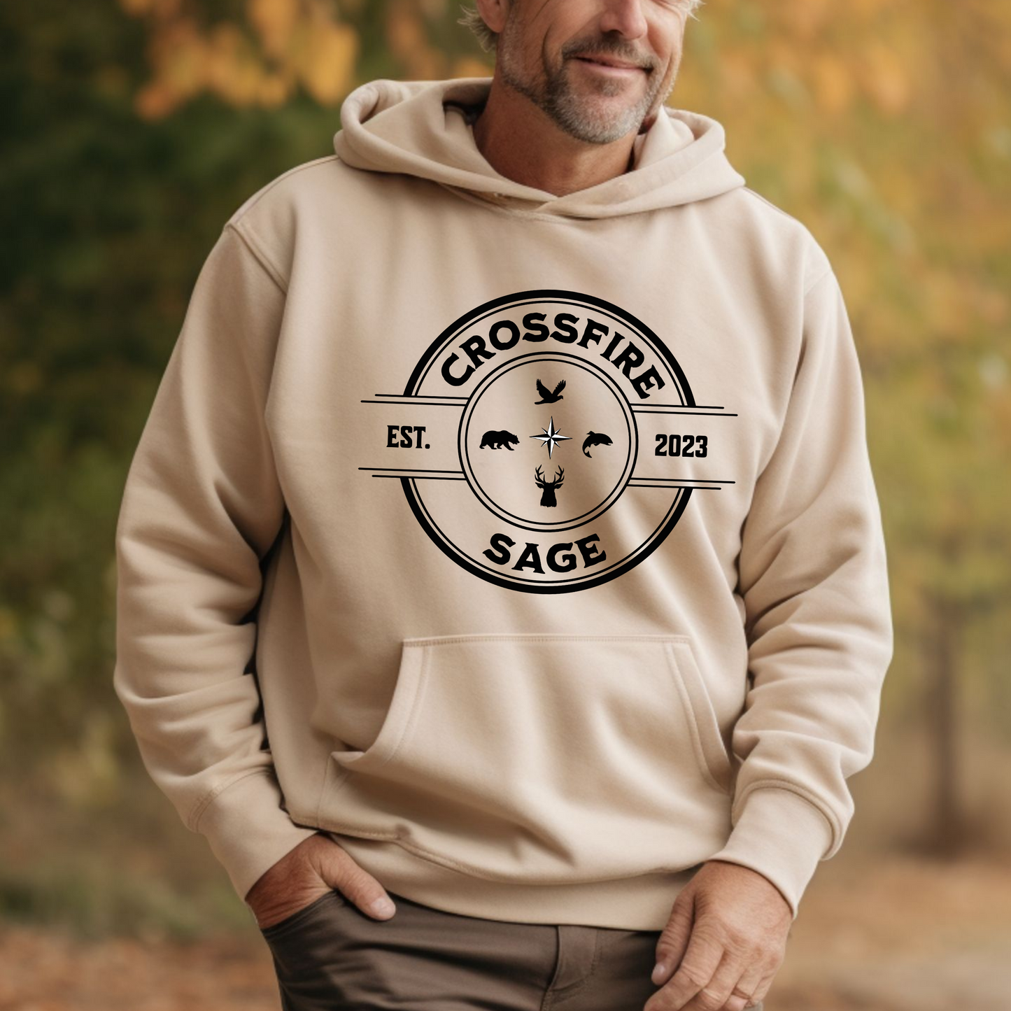 Crossfire Sage Compass Logo Sweatshirt (3 color options)