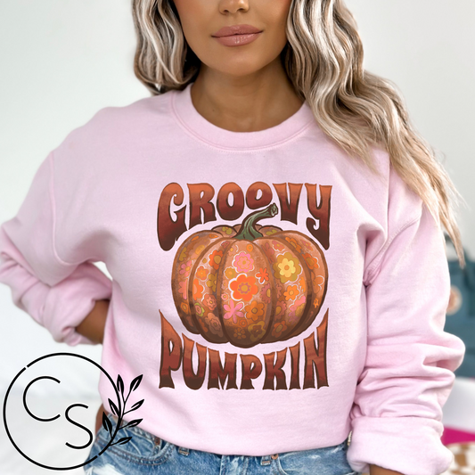 Groovy Pumpkin Crew (2 color options)