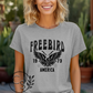 Freebird Tee (black graphic with 3 shirt color options)