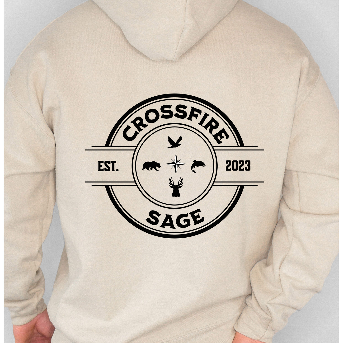 Crossfire Sage Compass Logo Sweatshirt (3 color options)