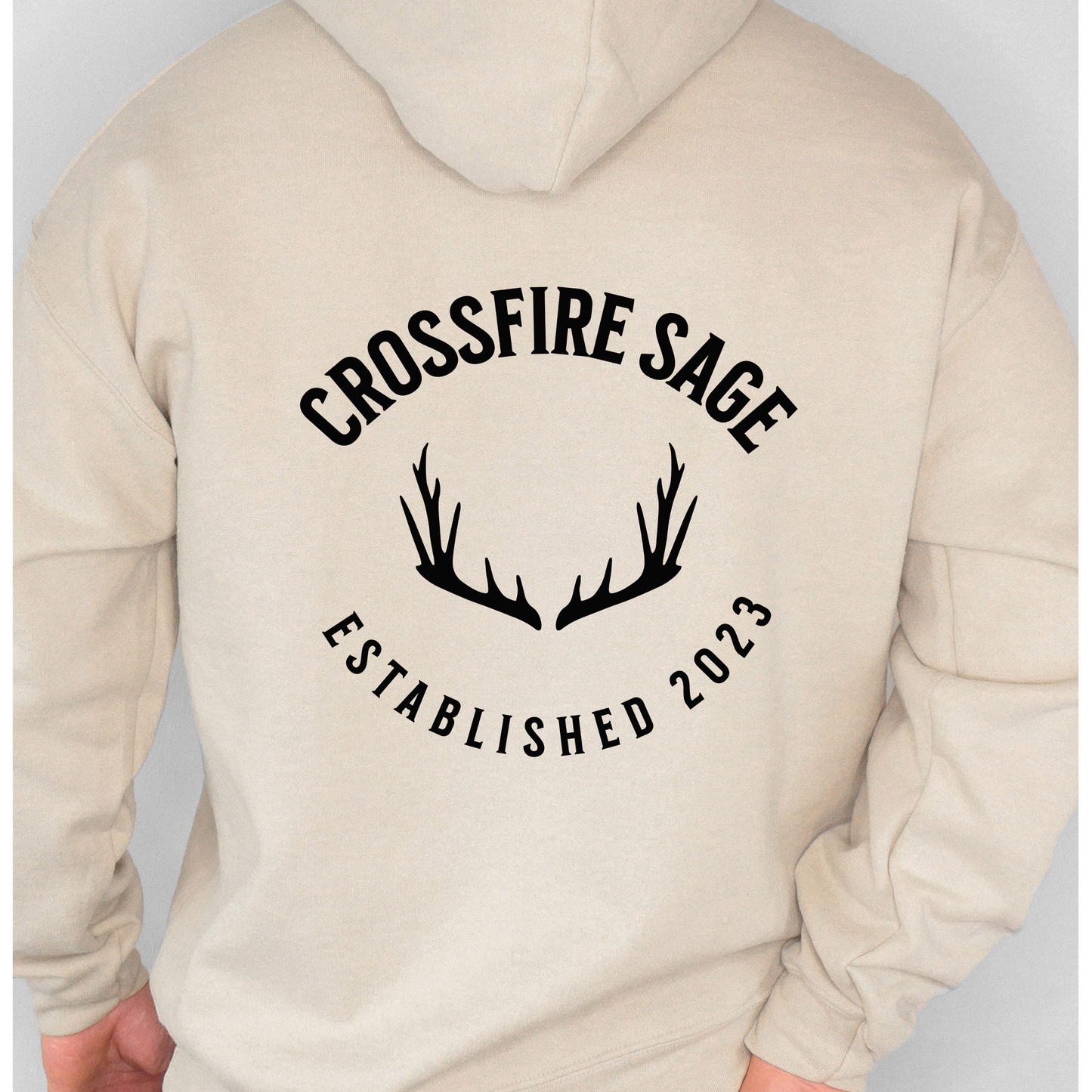 Crossfire Sage Antler Logo Sweatshirt (3 color options)