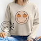 Cheetah Pumpkin Eyed Smiley Crew (3 color options)