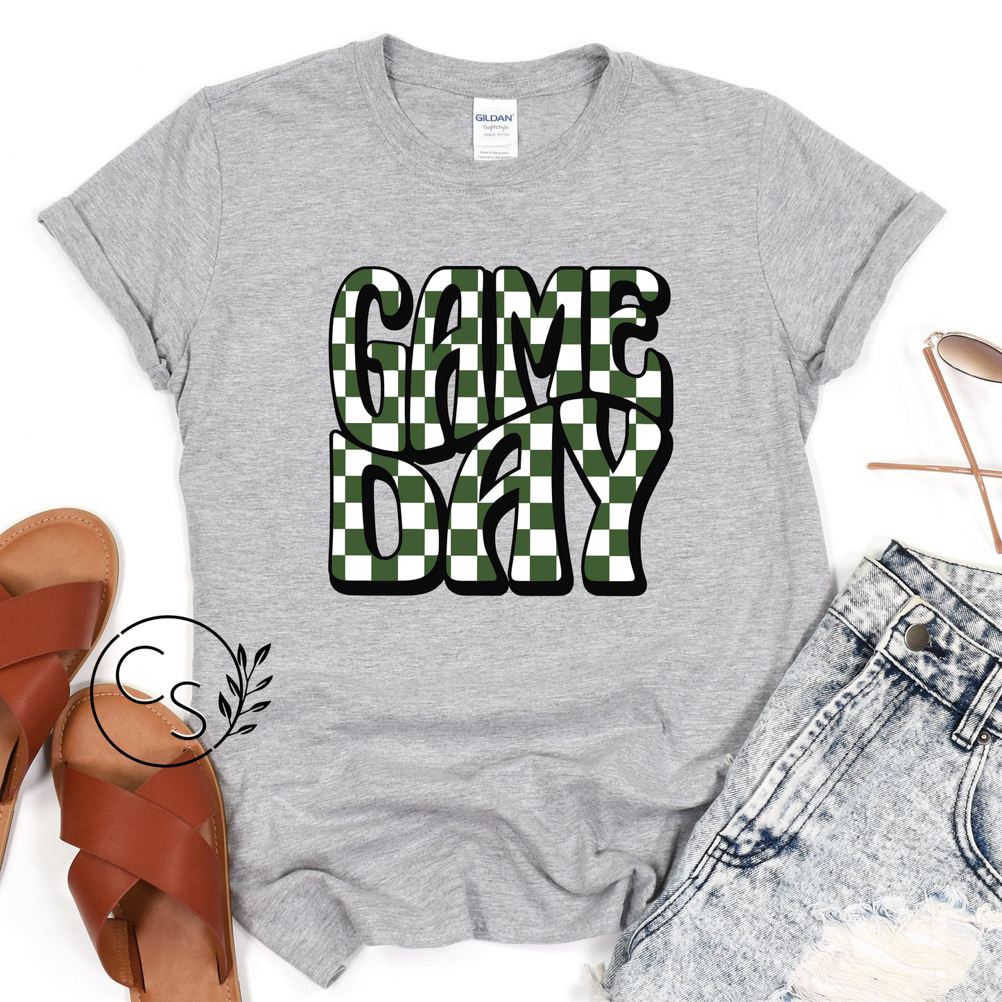 Checkered Game Day Tee