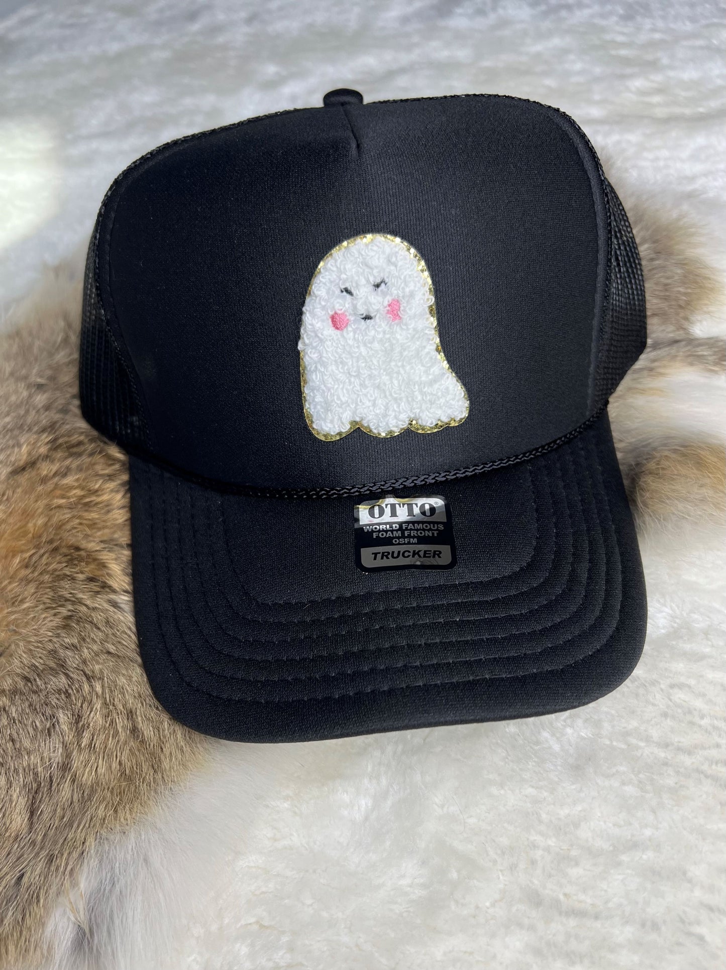 Ghost Patch Trucker Hat