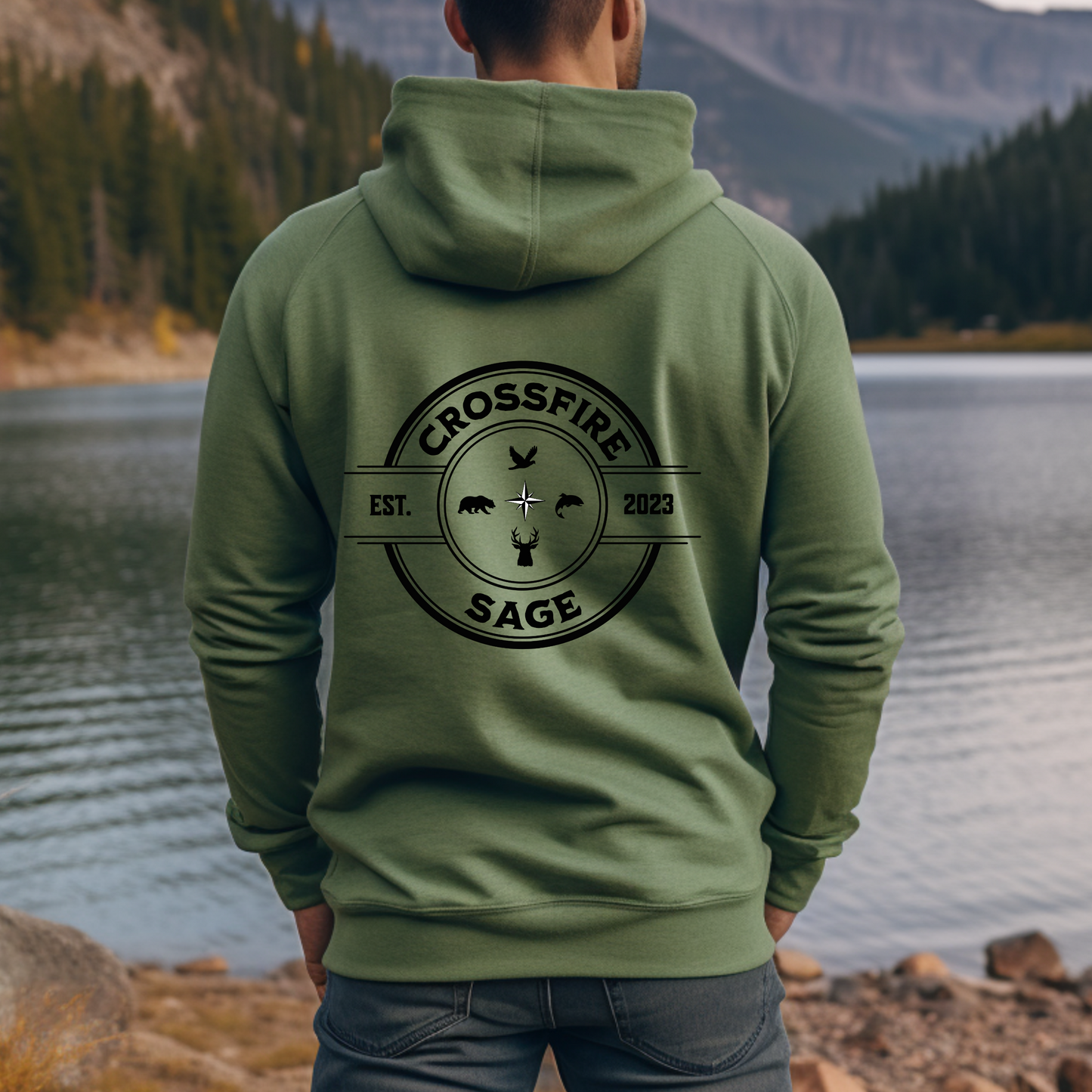 Crossfire Sage Compass Logo Sweatshirt (3 color options)