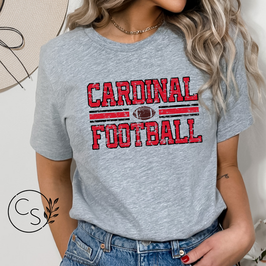 Cardinal Football Tee