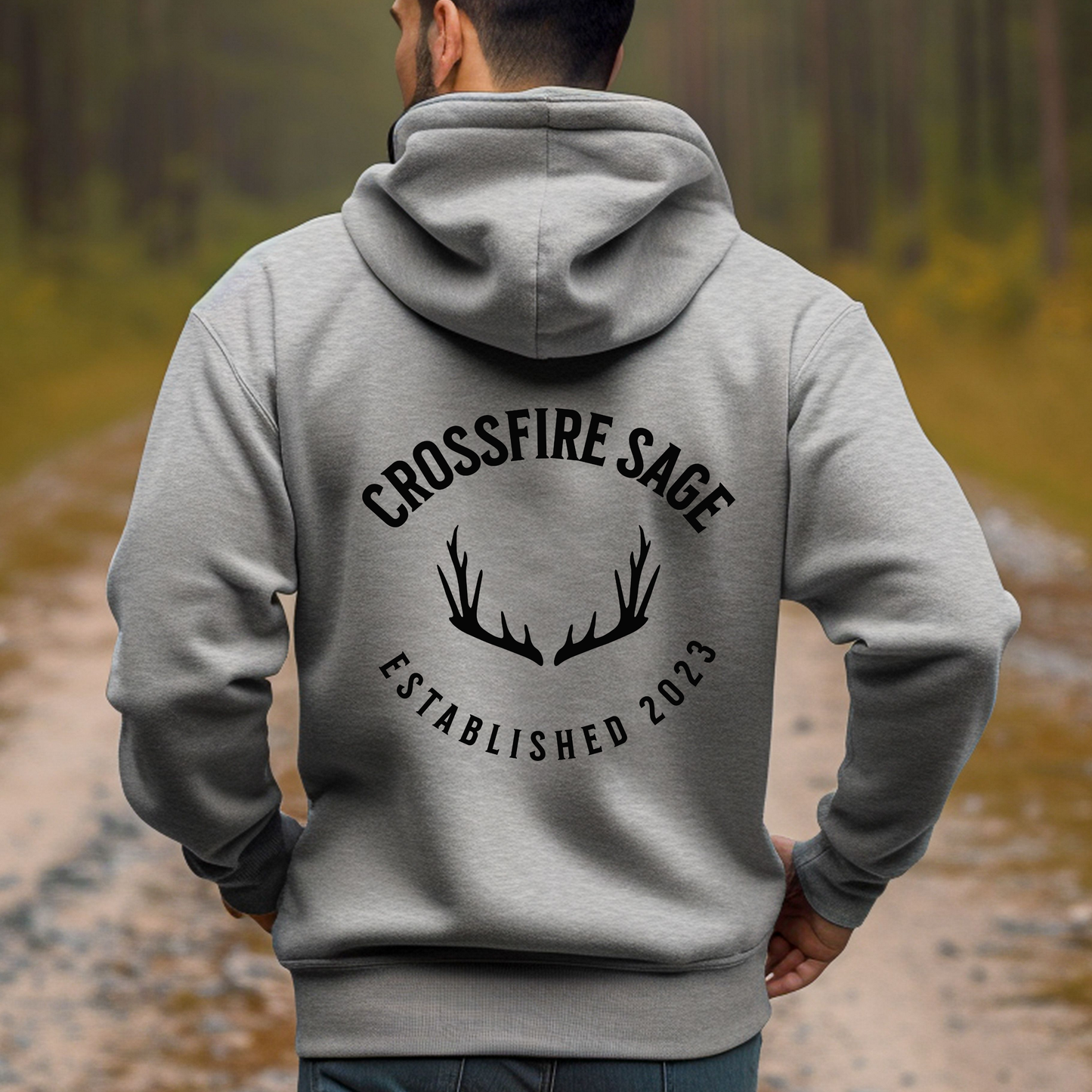 Crossfire Sage Antler Logo Sweatshirt (3 color options)