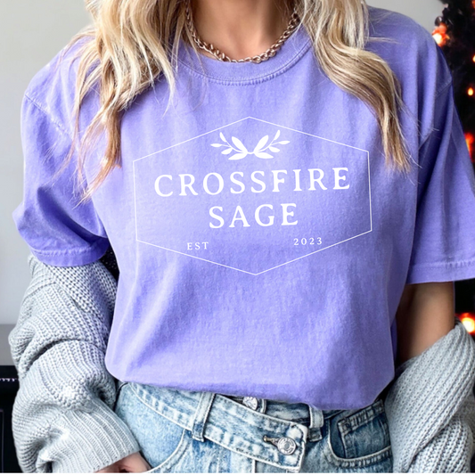 Crossfire Sage Logo Tee (2 color options)