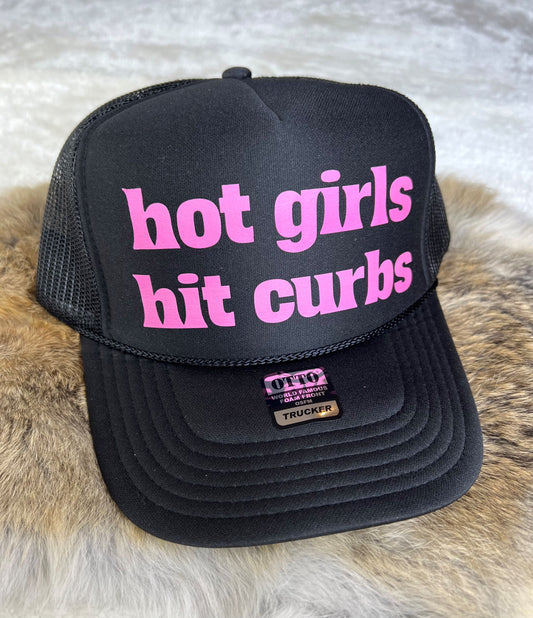 Hot Girls Hit Curbs Trucker Hat