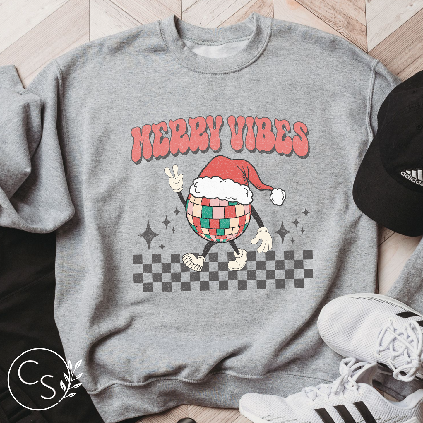 Merry Vibes Disco Crew (4 color options)