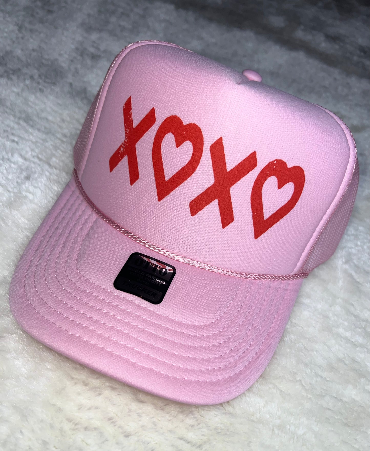 Red XOXO Trucker Hat