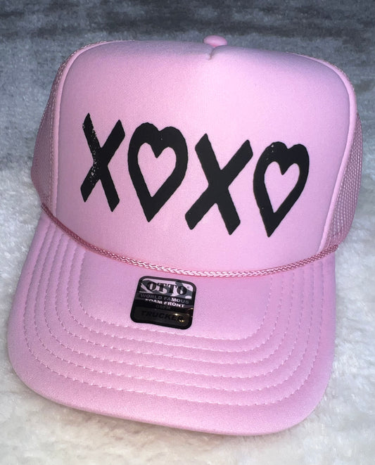 Black XOXO Trucker Cap 2