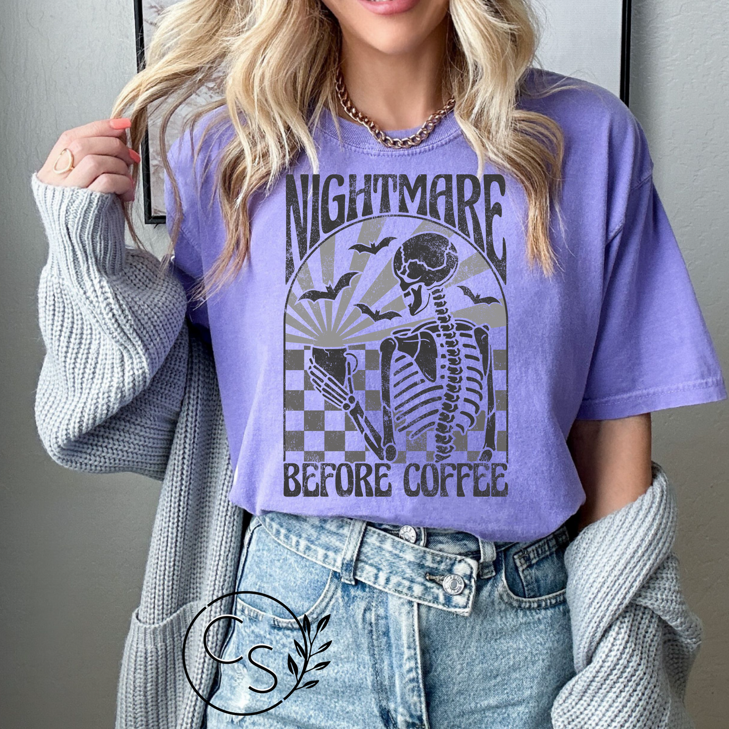 Nightmare Before Coffee Tee (3 color options)