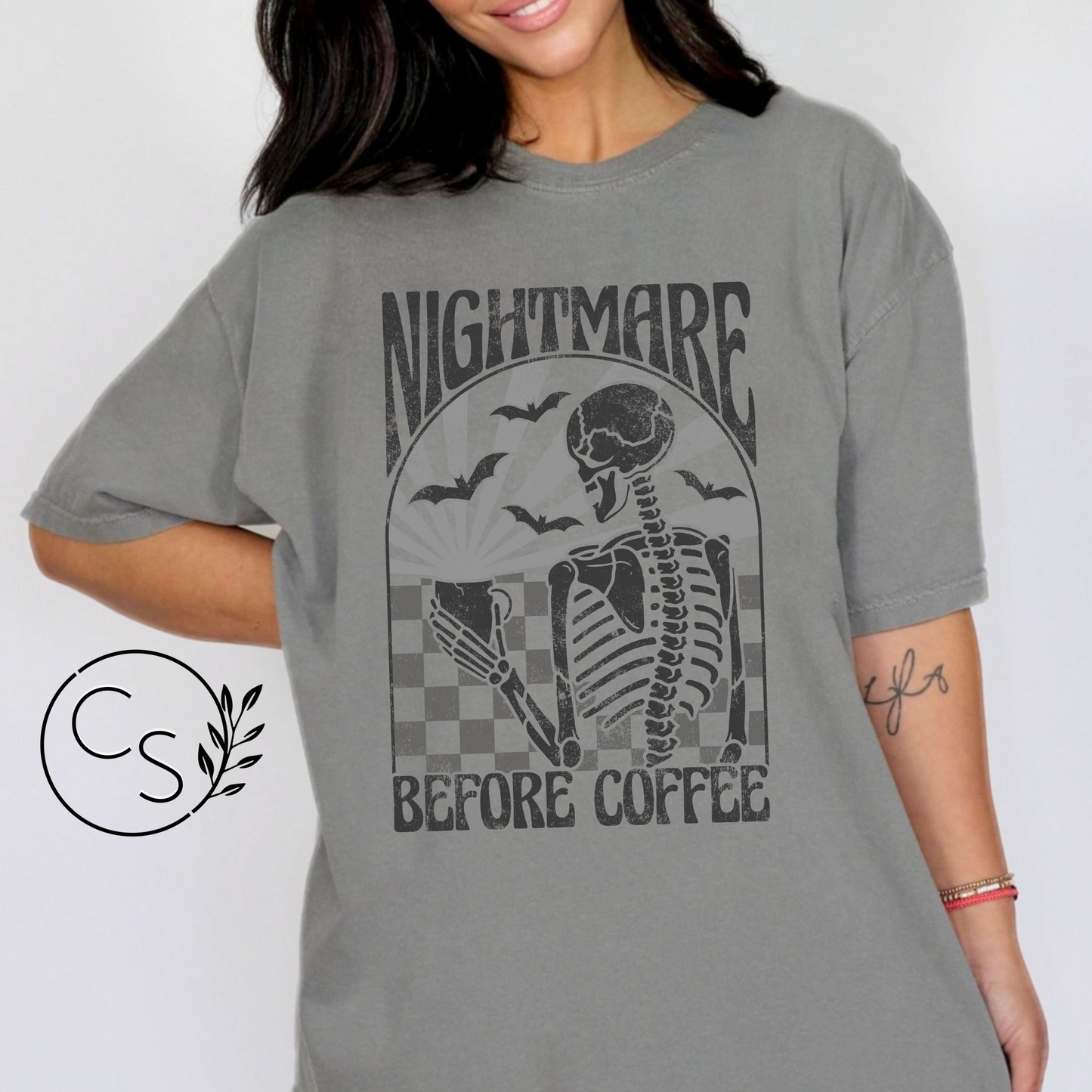 Nightmare Before Coffee Tee (3 color options)