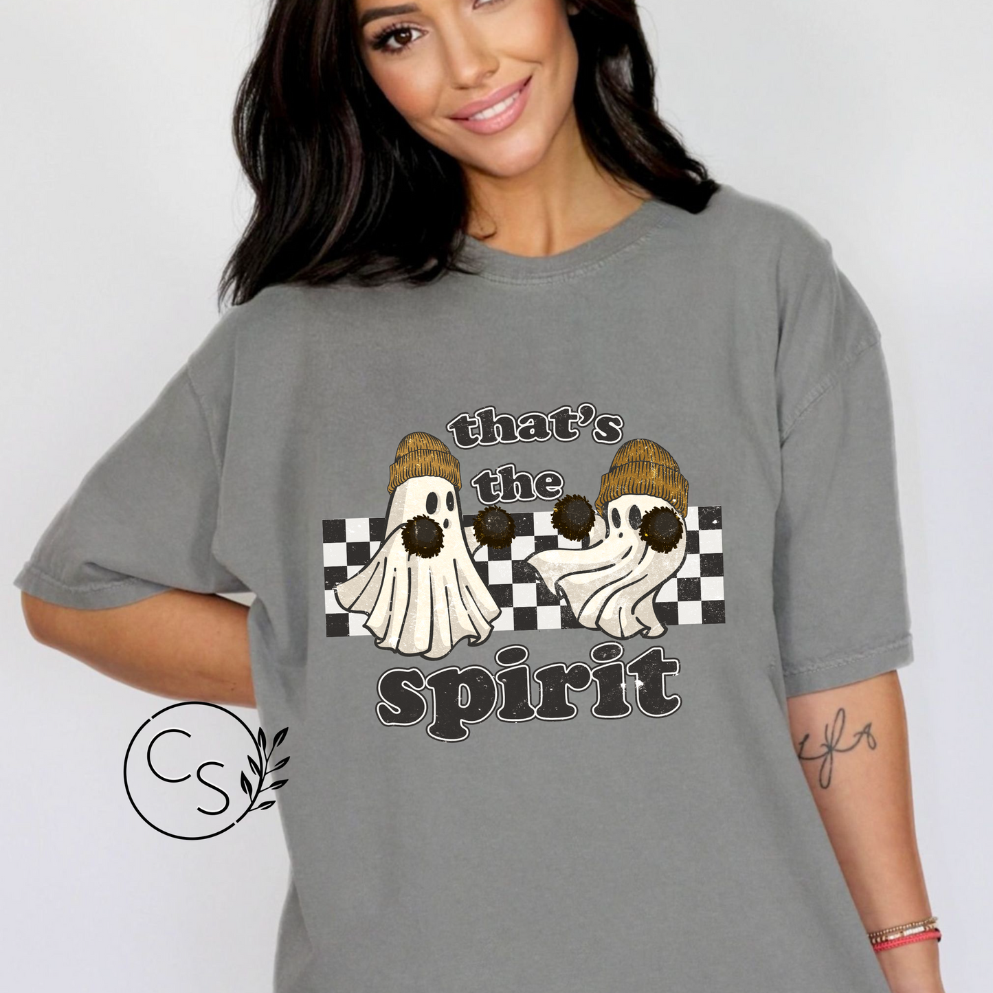 That's the Spirit Ghost Cheerleaders Tee