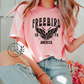 Freebird Tee (black graphic with 3 shirt color options)