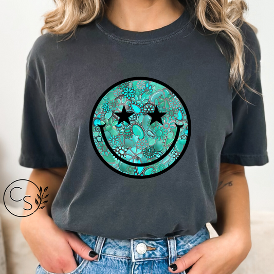 Turquoise Jewel Tee