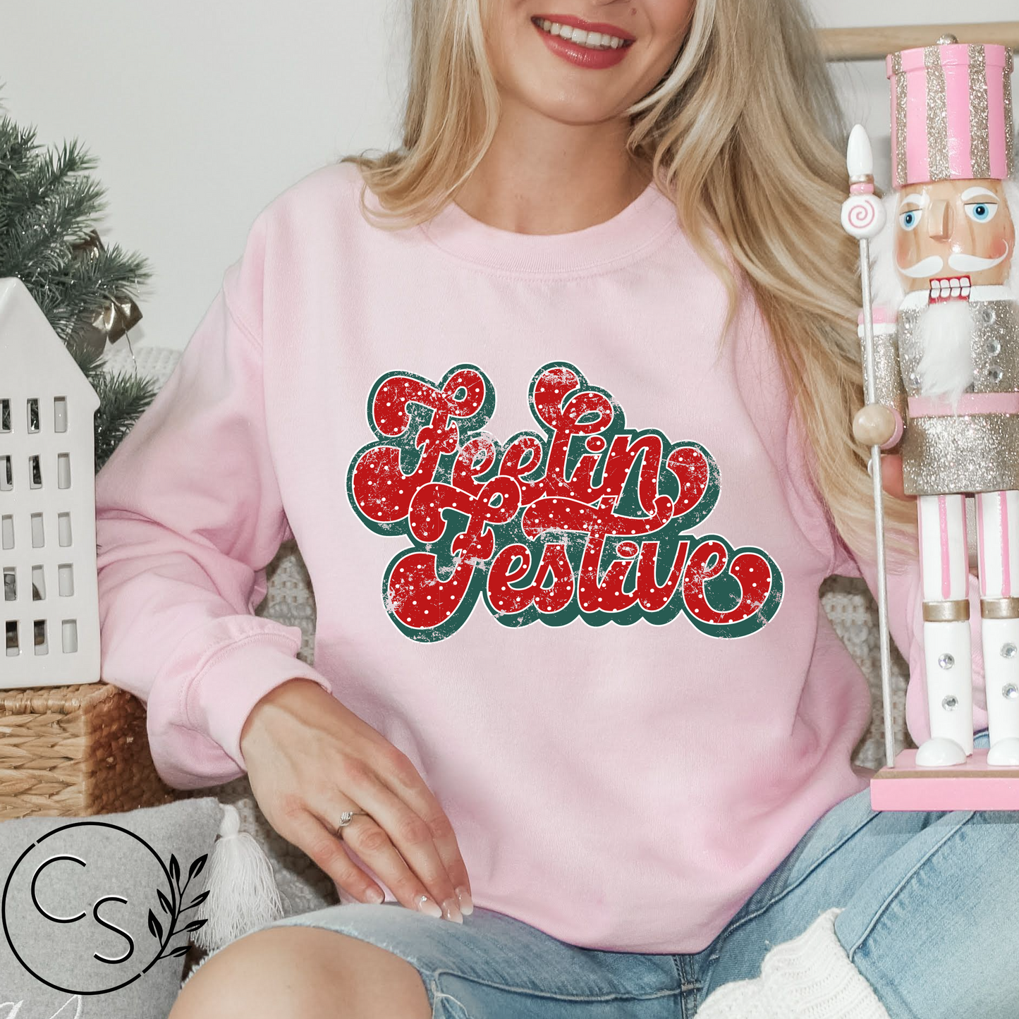 Feelin Festive Crew (3 color options)