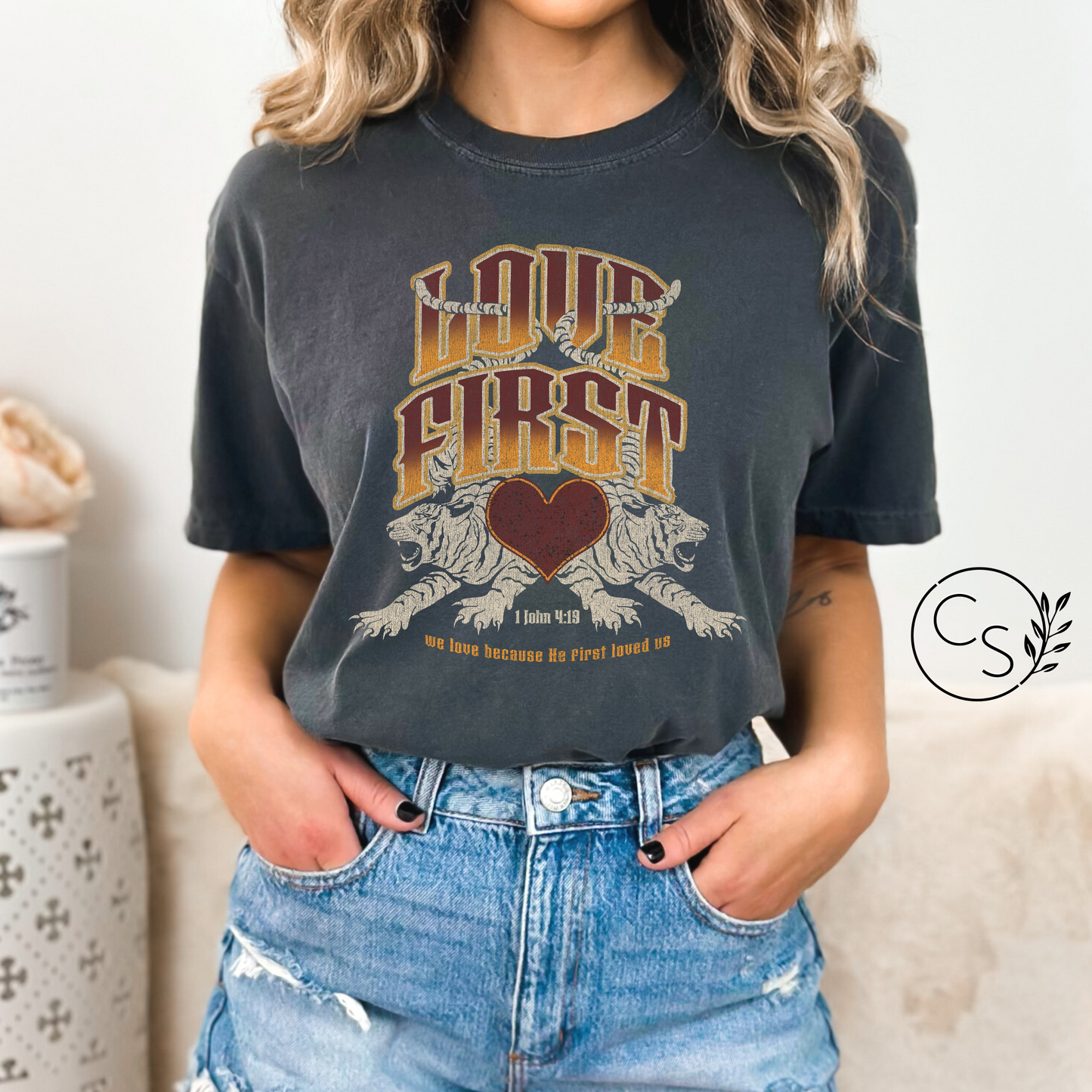 Love First Light Tigers Tee ( color options)