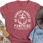 Farmers Market Pumpkins Tee (white graphic and 2 tee color options)