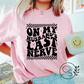 On My Husband's Last Nerve Tee (black graphic on 3 shirt color options)