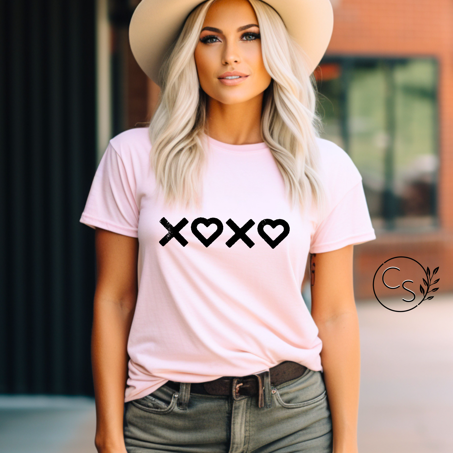 Black XOXO Tee (3 color options)