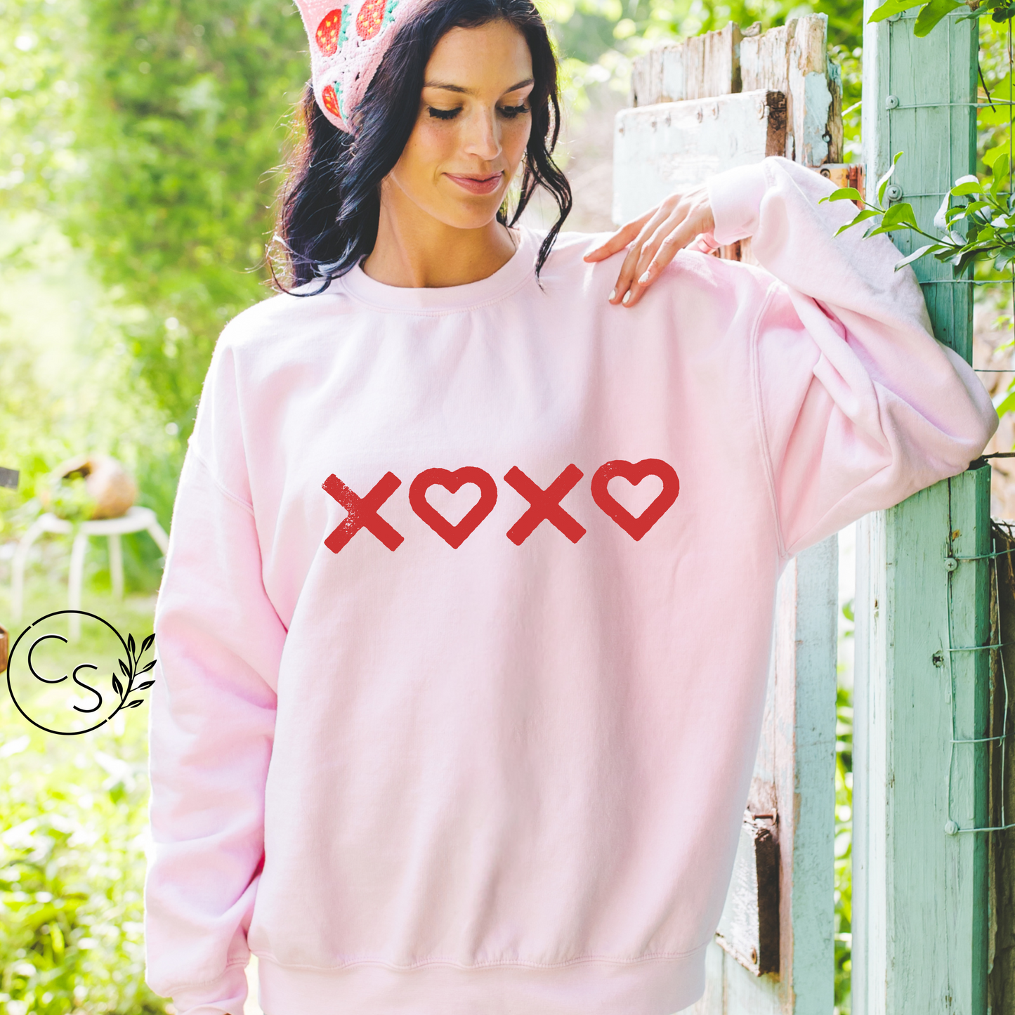 Red XOXO Crew (3 color options)