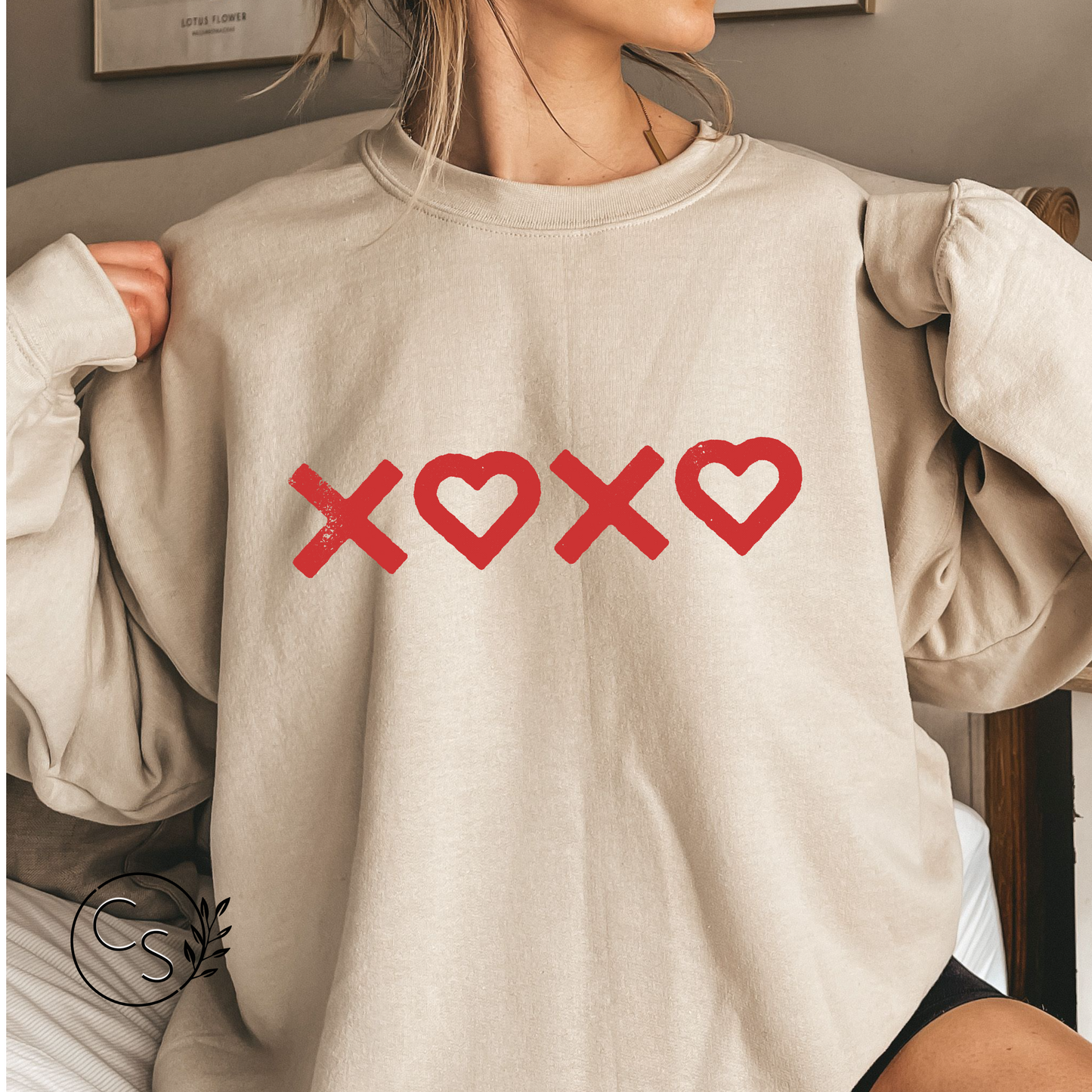 Red XOXO Crew (3 color options)